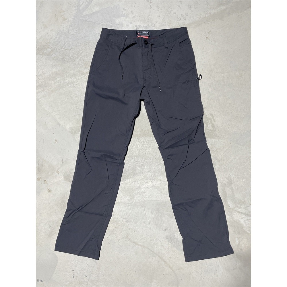 686 Everywhere Pants Men's SZ 30x30 Grey Relaxed Fit Stretch Performance Pants